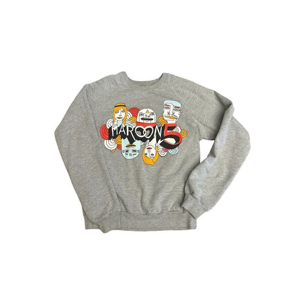 American Apparel Other - MAROON 5 Band Sweatshirt Adult Small Gray American Apparel California Fleece